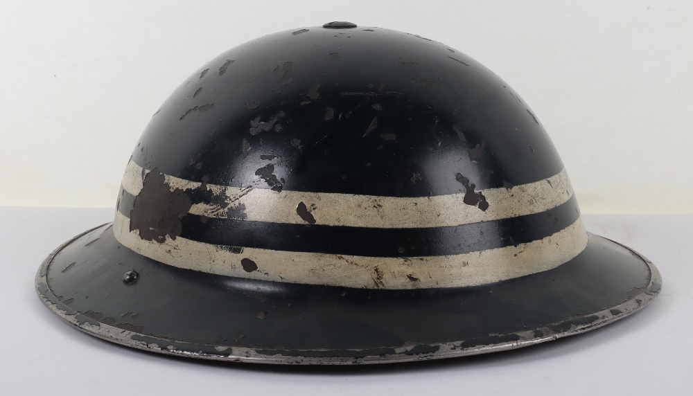 WW2 British Police Inspectors Steel Helmet - Image 5 of 10