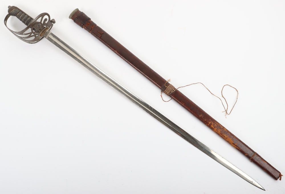 British 1827 Pattern Rifle Officers Sword - Image 14 of 15