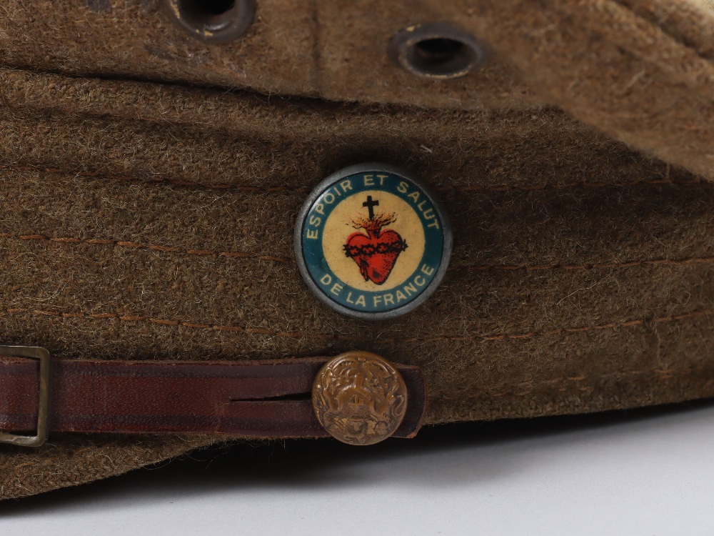 WW1 British Trench Cap of the Essex Regiment - Image 2 of 8