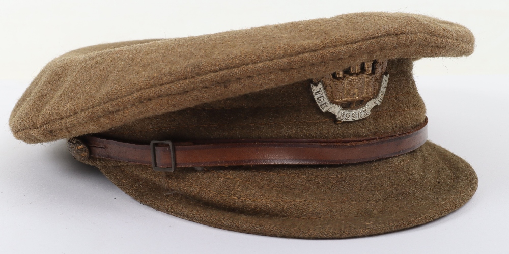 WW1 British Trench Cap of the Essex Regiment - Image 8 of 8