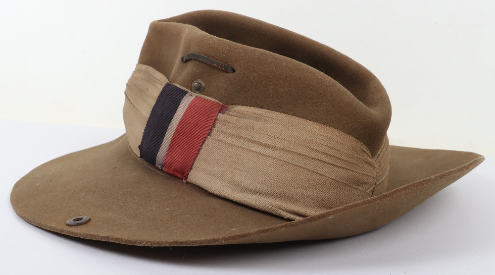 WW2 British Far East RAF Slouch Hat - Image 4 of 9