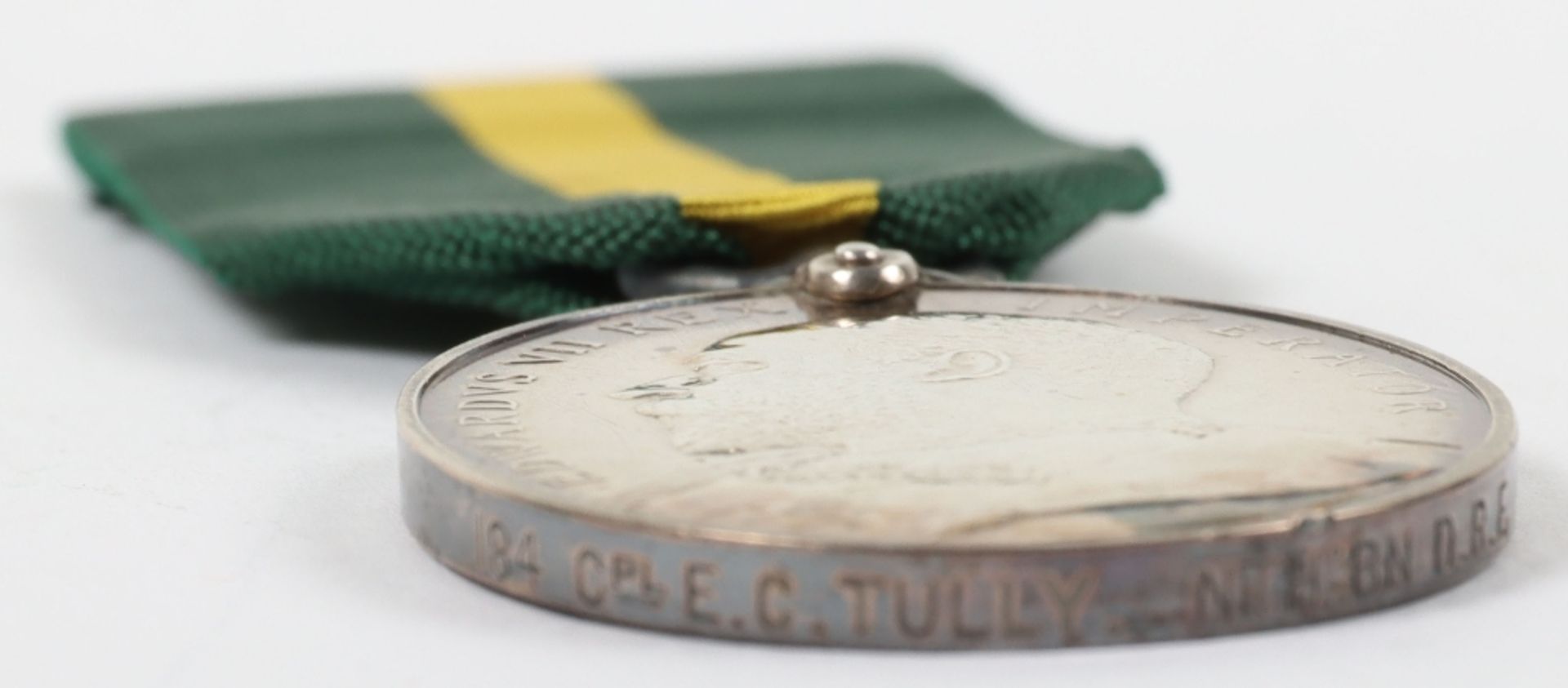 Edward VII Territorial Force Efficiency Medal Northumberland Royal Engineers - Image 5 of 5