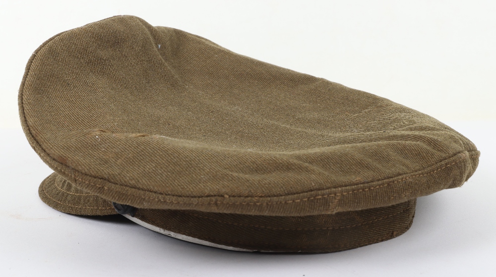 WW1 British Denim Trench Cap of the 11th County of London Regiment The Finsbury Rifles - Image 6 of 8