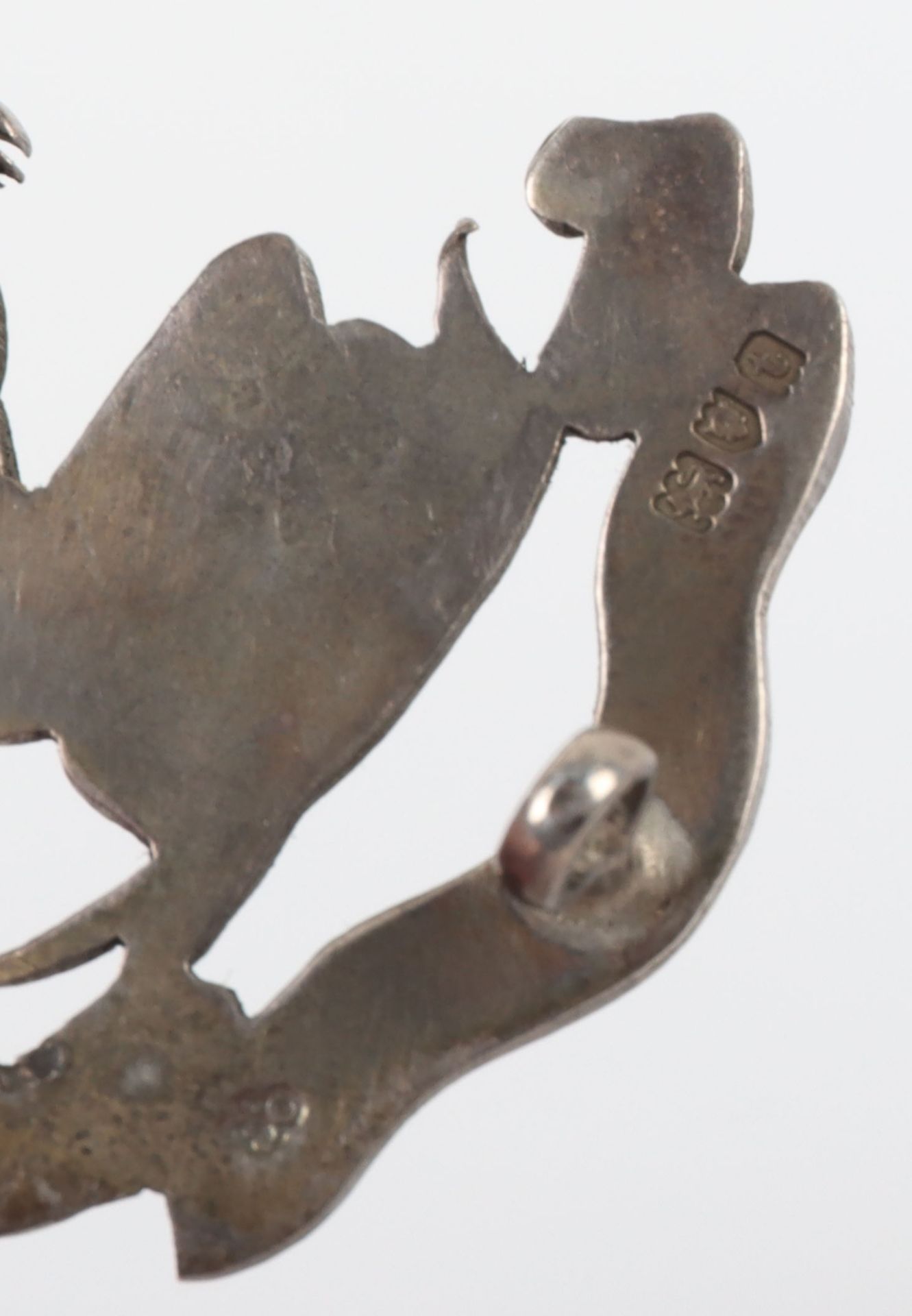 Hallmarked Silver Liverpool Pals Cap Badge - Image 3 of 5