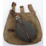 WW1 German Bread Bag and Water Bottle Combination