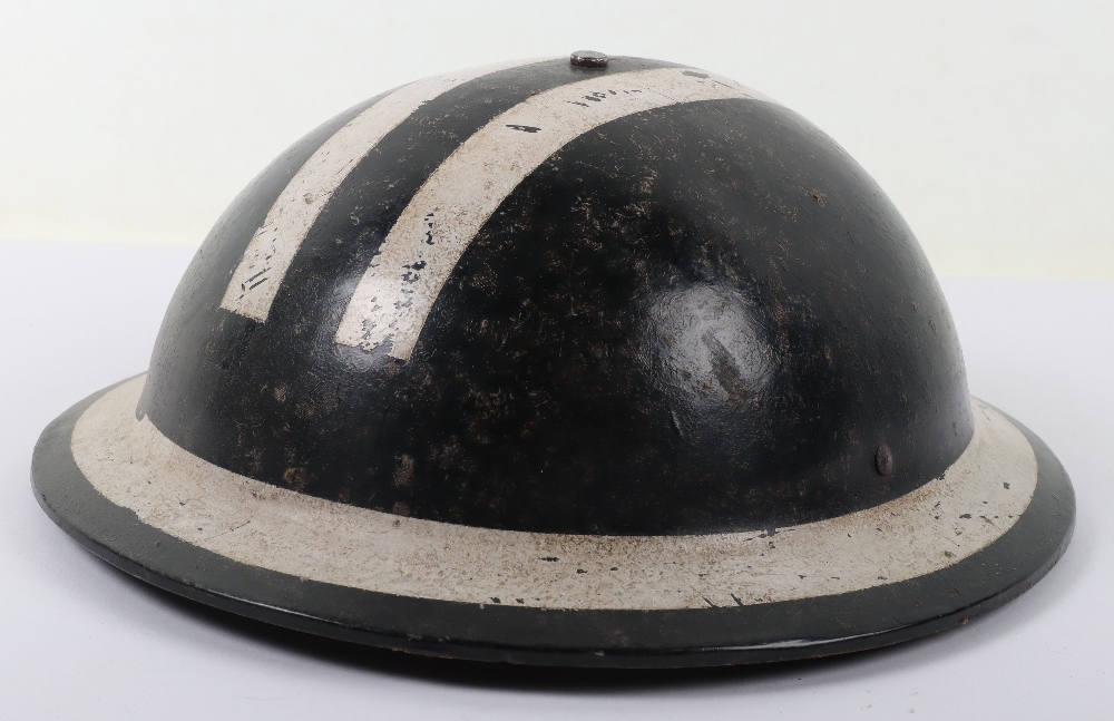 WW2 British Home Front NOBEL Fire Guard Helmet - Image 6 of 8