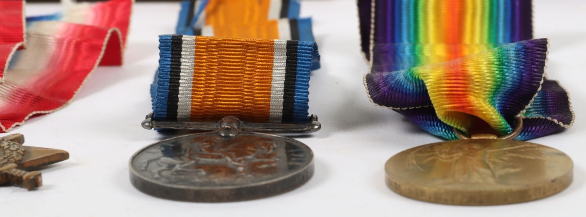 Great War Casualty Medal Trio and Memorial Plaque to a Private Who Was Missing Presumed Killed in Ac - Bild 6 aus 9