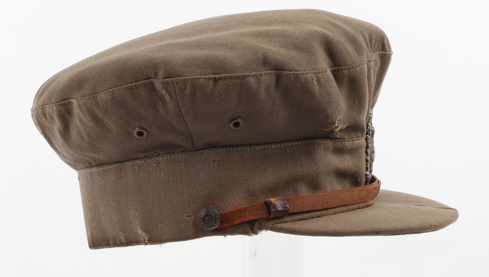 WW1 255th (Queens Own Rifles of Canada) Canadian Expeditionary Force Officers Trench Cap - Image 2 of 5