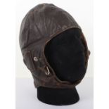 1930’s German Leather Flying Helmet