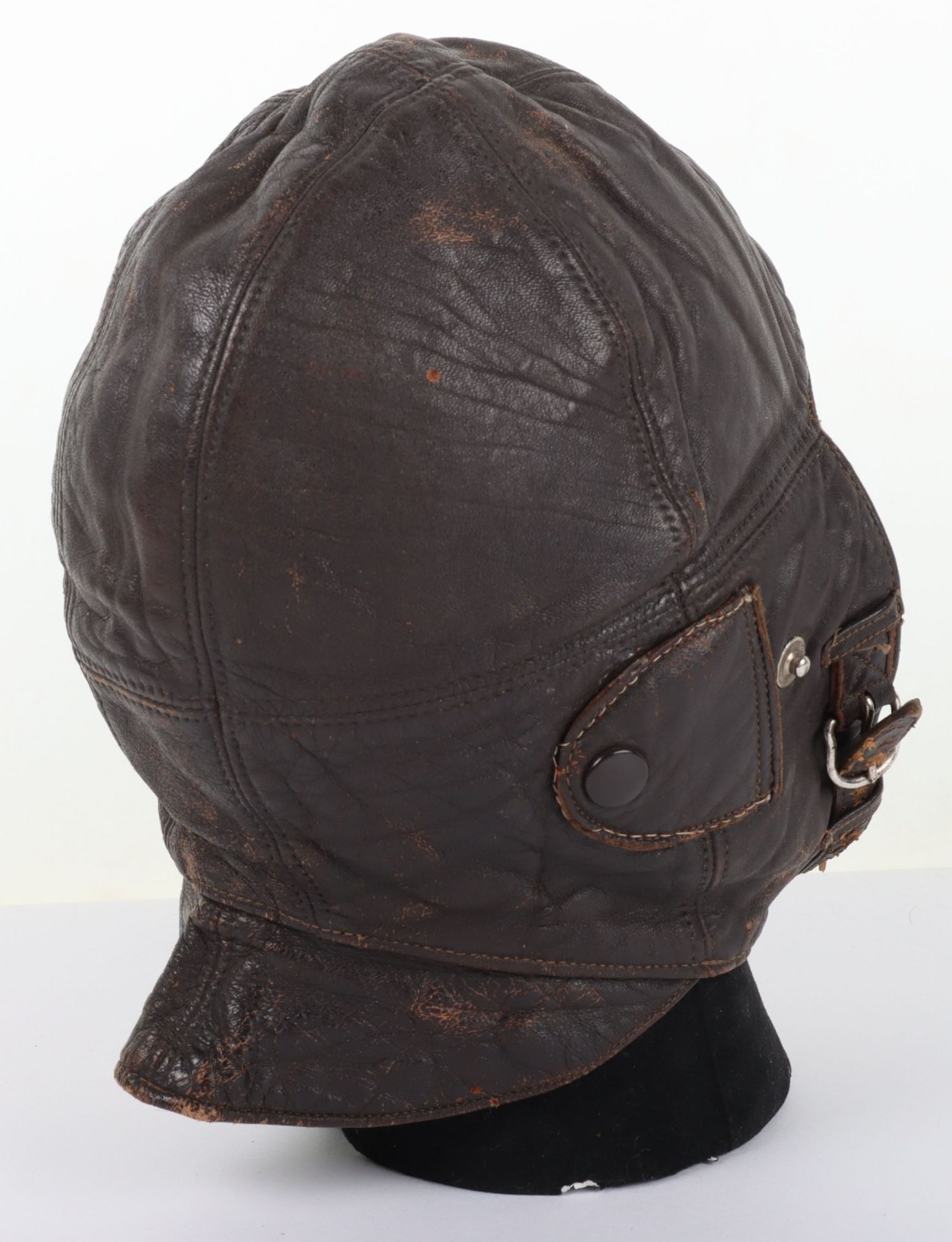 1930’s German Leather Flying Helmet - Bild 6 aus 8