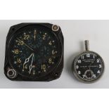 Aircraft Clock and Pocket Watch