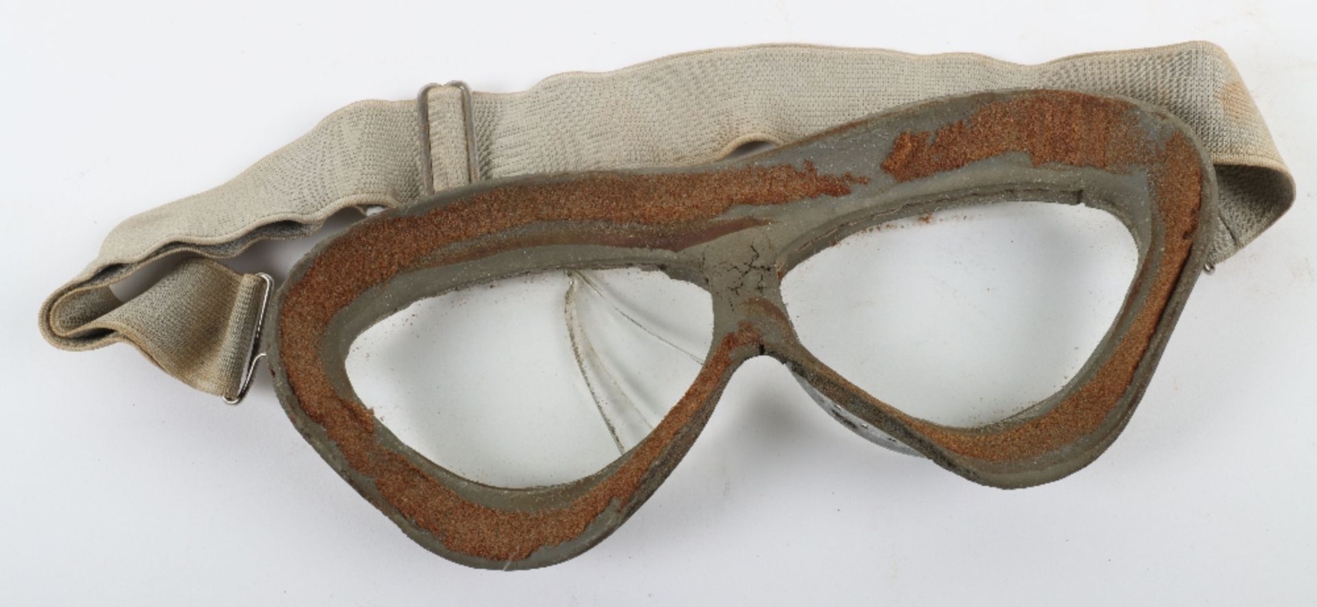 WW2 German Luftwaffe Flying Helmets and Goggles Attributed to Otto Thomsen Flying Instructor of Famo - Bild 11 aus 12