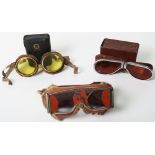 Early Aviation/Motoring Goggles