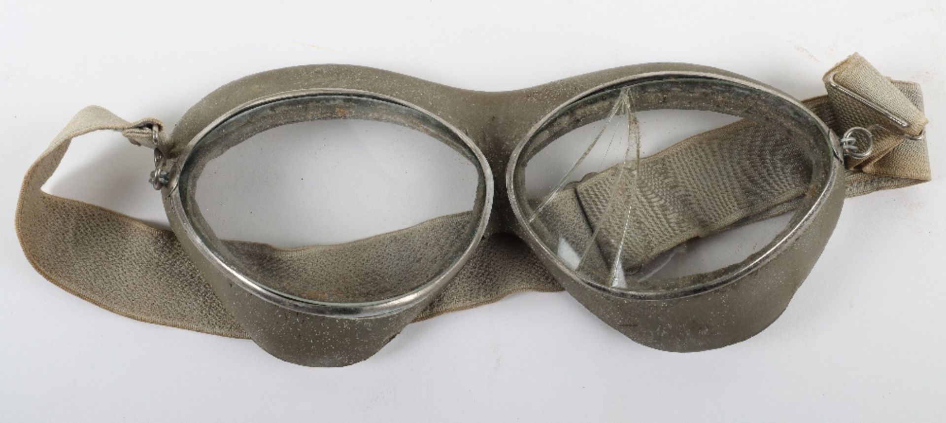 WW2 German Luftwaffe Flying Helmets and Goggles Attributed to Otto Thomsen Flying Instructor of Famo - Bild 9 aus 12