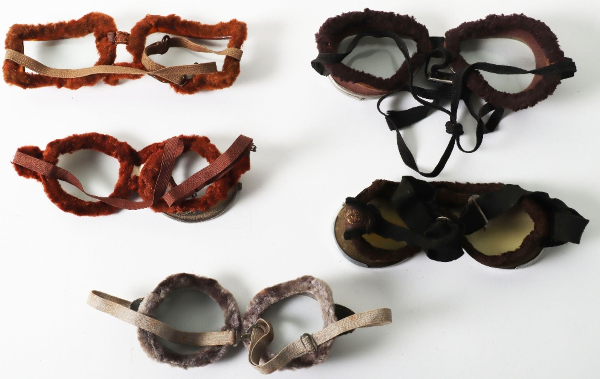 Five Pairs of Aviators Flying Goggles - Image 7 of 9