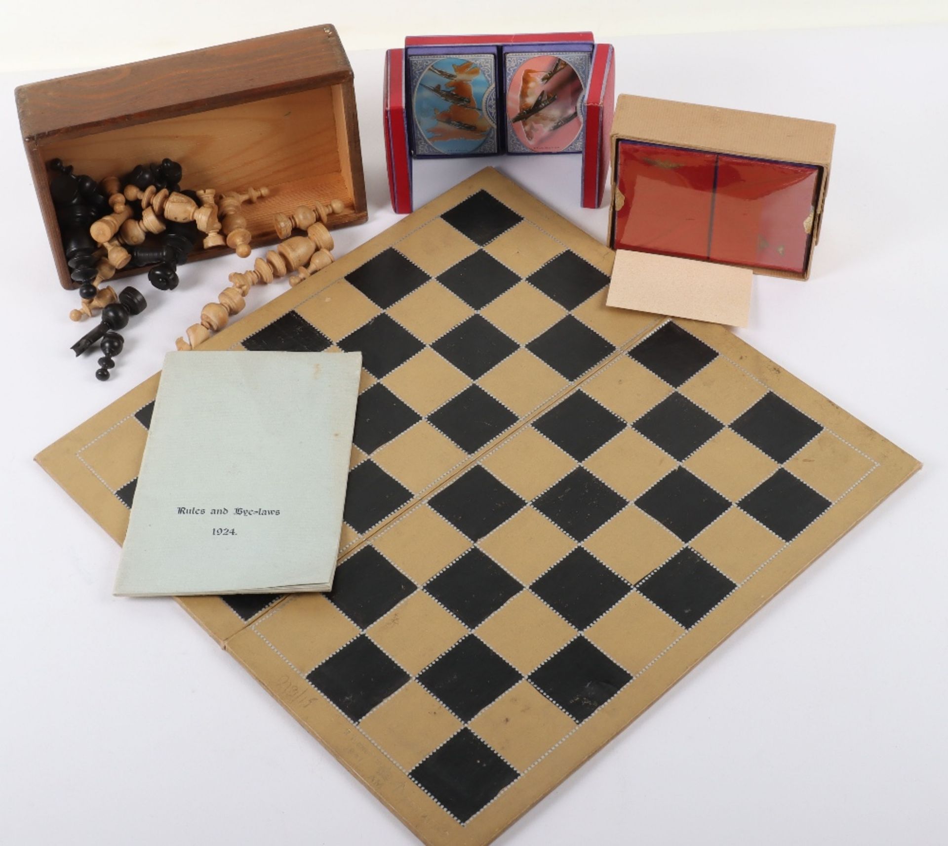 WW2 RAF Gamed Board/Chess Set and Card Sets - Image 2 of 7