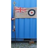 Royal Air Force Ceremonial Ensign on Pole