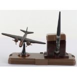 Desk Aeroplane Writing Ornament