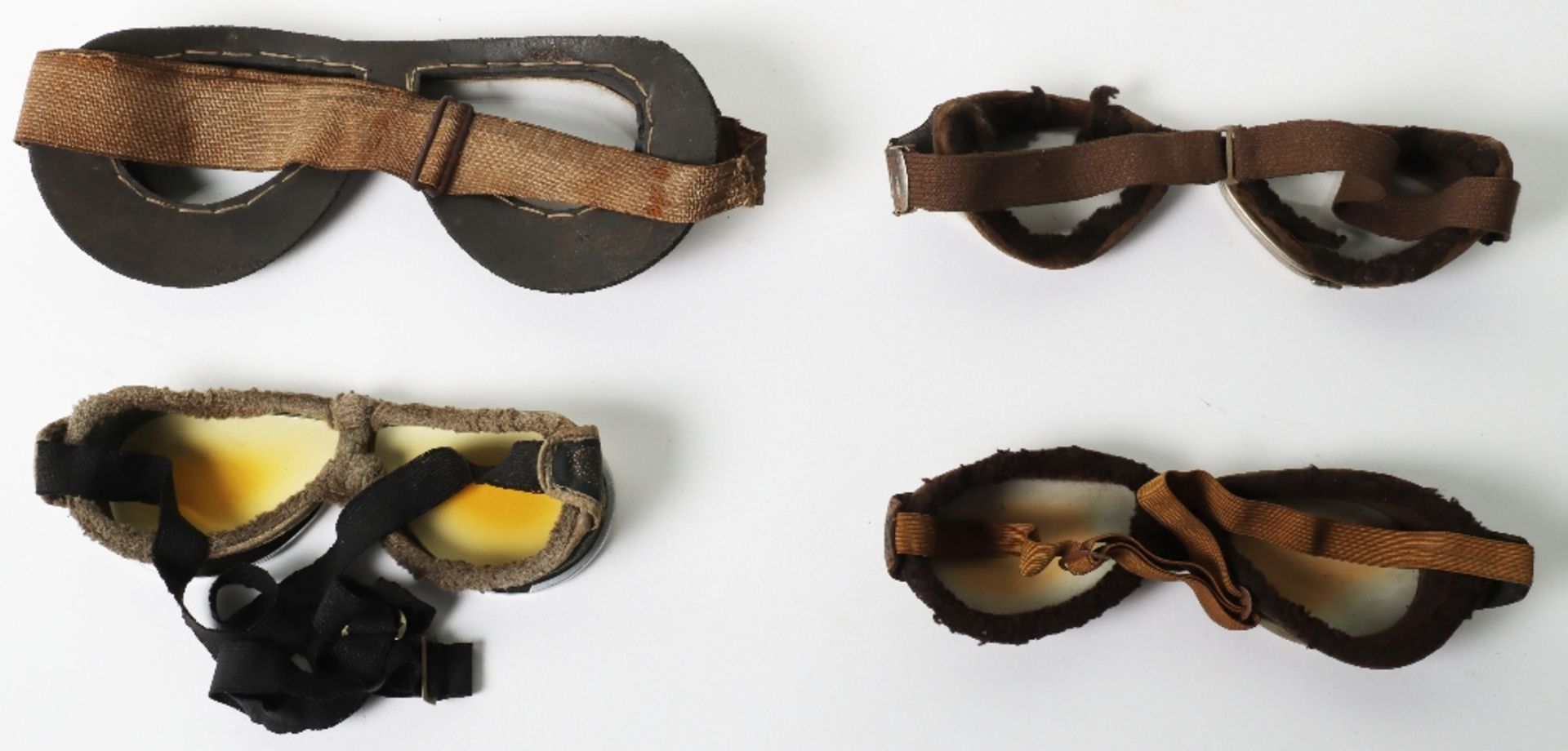 Four Pairs of Aviators Flying Goggles - Bild 6 aus 6