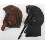 WW2 US Flying Helmet and One Other