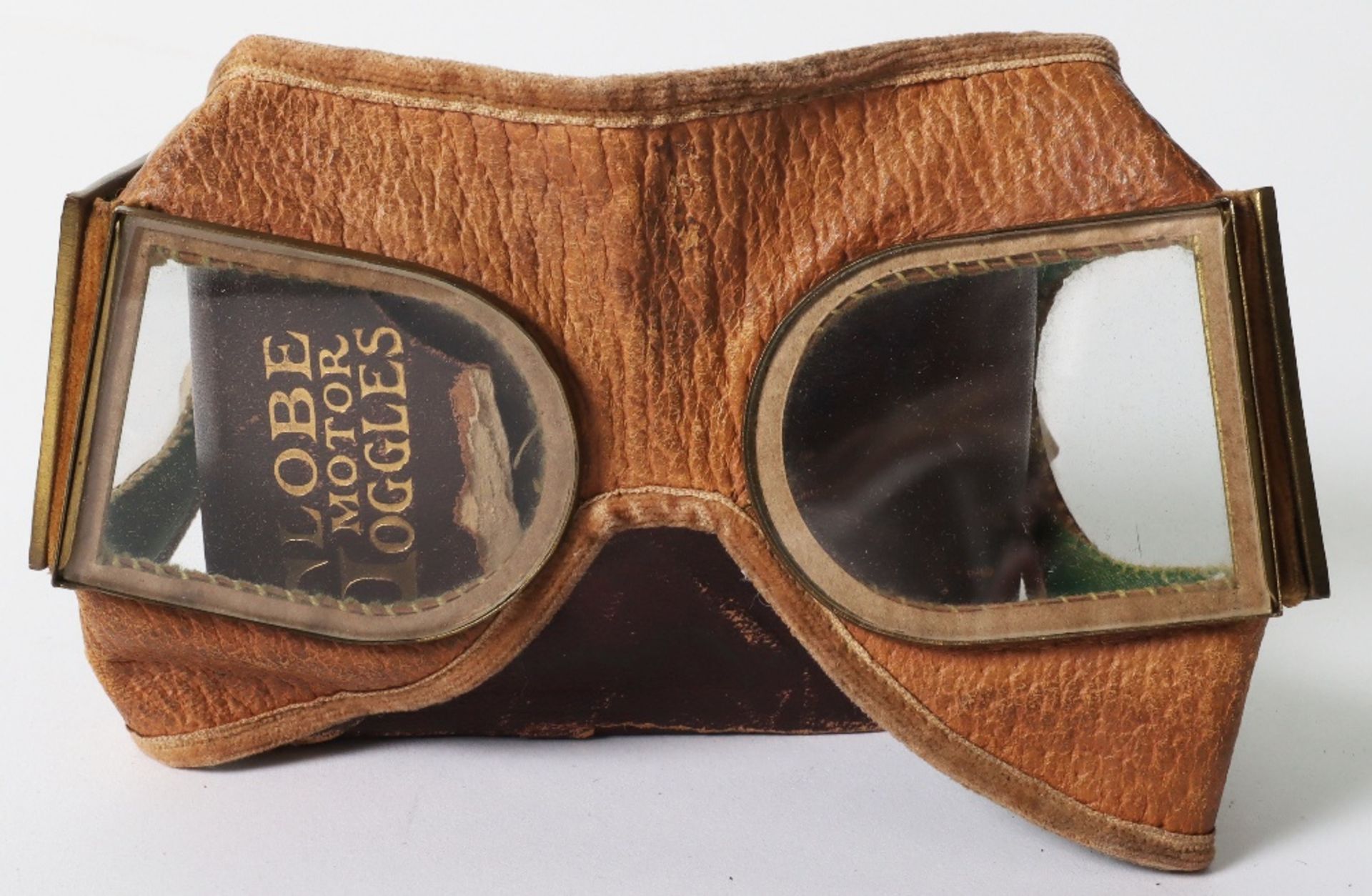 Pairs of Early Aviation / Motoring Goggles - Bild 2 aus 7