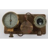 Vintage Atmosphere Pressure / Oxygen Control Panel