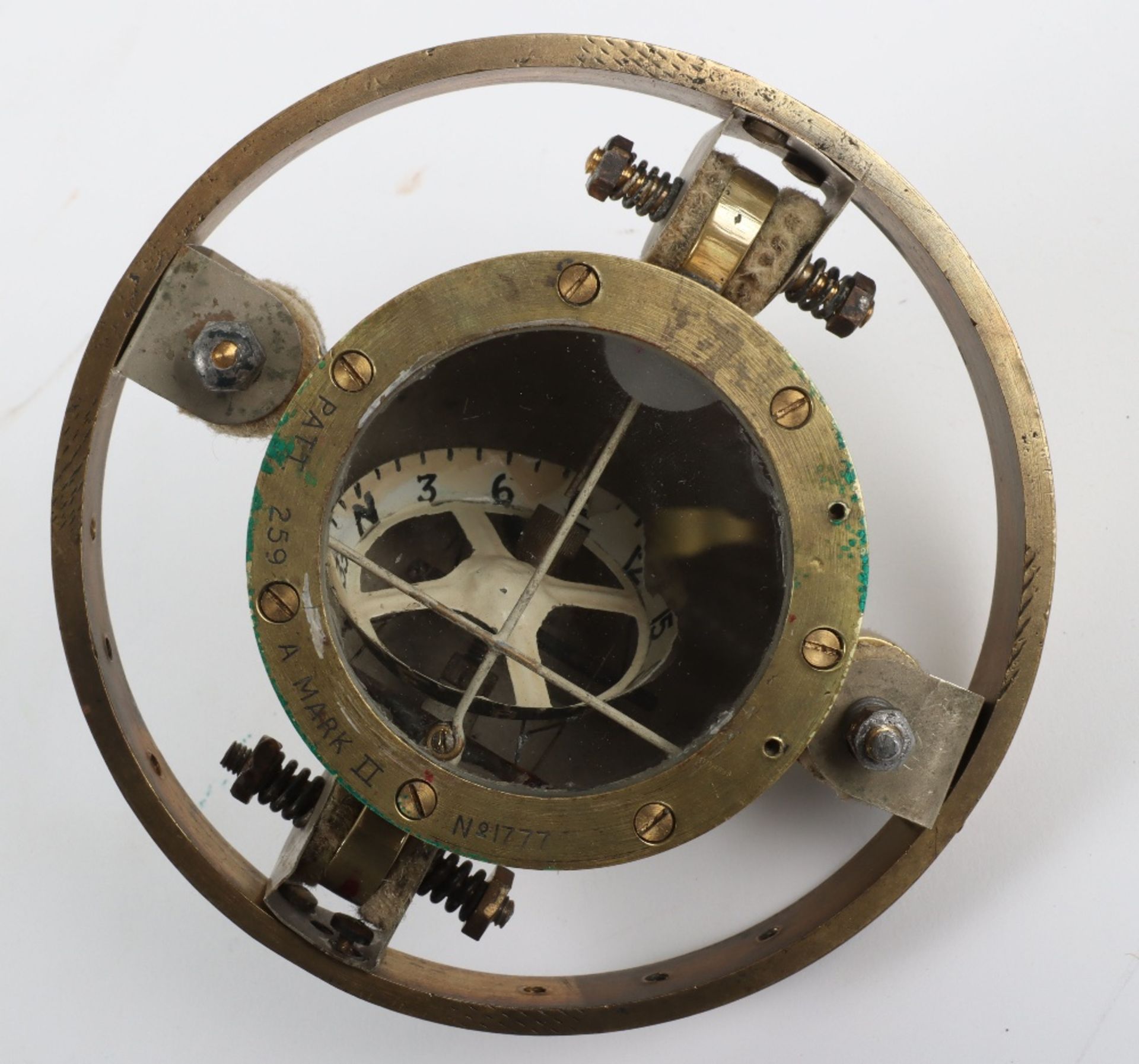 WW1 RFC/RNAS Aircraft Type 5/17 Compass - Image 4 of 4