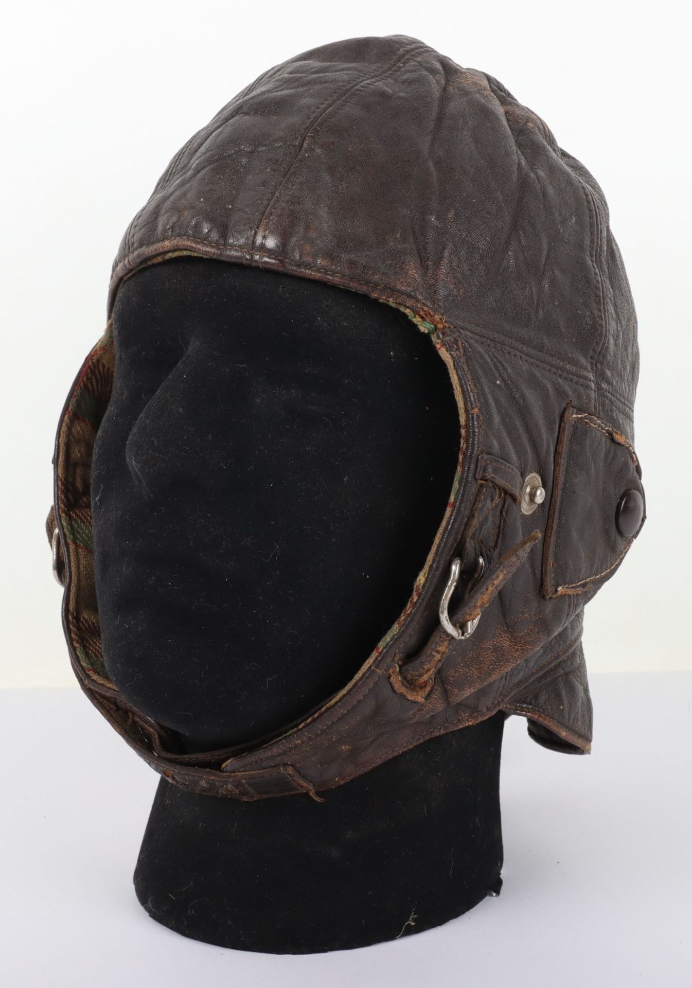 1930’s German Leather Flying Helmet - Bild 2 aus 8