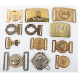 Grouping of British Military Waist Belt Clasps