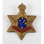 Gilt Metal ANZAC Lapel Badge of Victoria Cross Interest