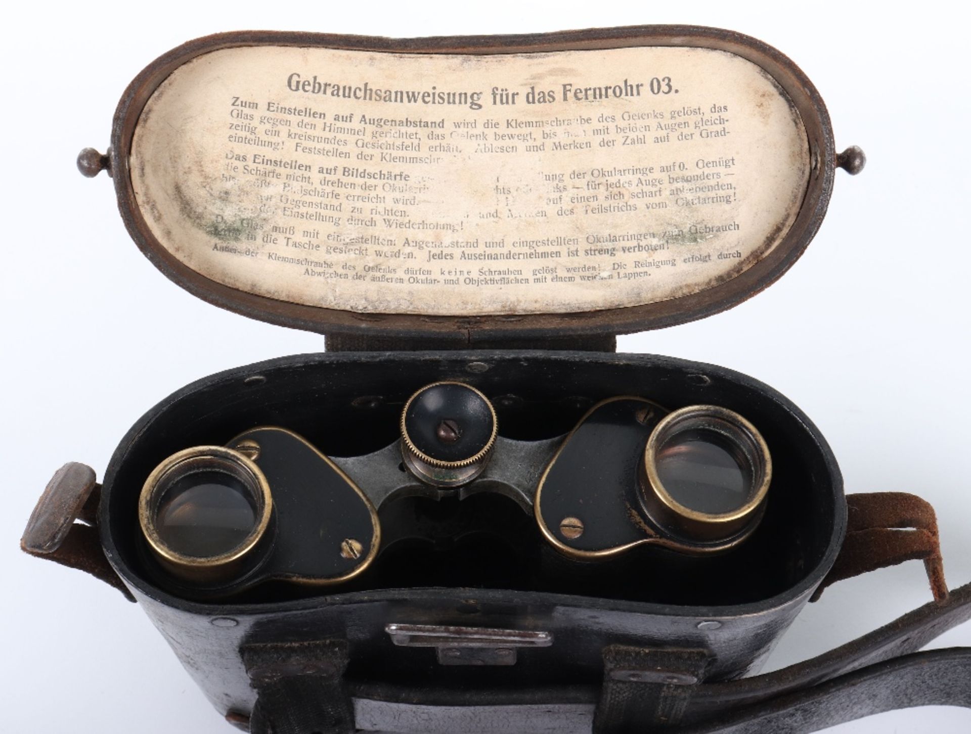 WW1 German Officers Binoculars Case - Image 10 of 10
