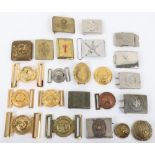 Quantity of Foreign Nationalities Belt Buckles