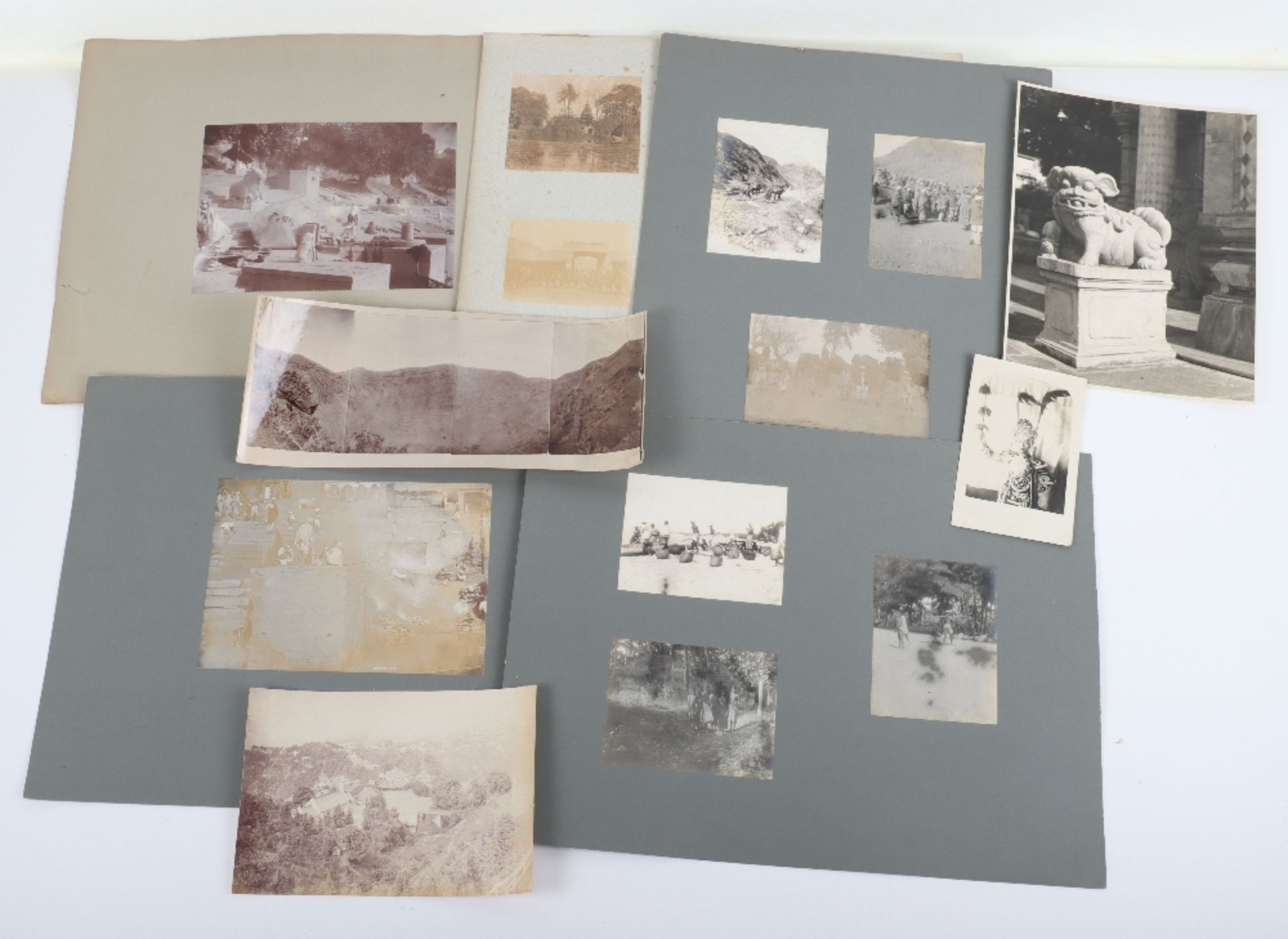 Grouping of Early Photographs of India Interest