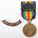 Allied Victory Medal of Private J S Pollock 6th Battalion Australian Imperial Forces (A.I.F) Killed