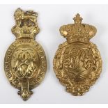 2x Brass Horse Martingale Badges