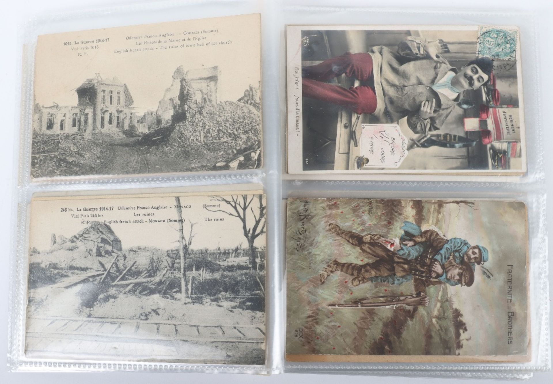 Grouping of WW1 Postcard Photographs - Bild 12 aus 13