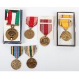 5x American Military Medals