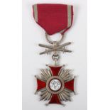 Polish Cross of Merit 2nd Type 2nd Class with Swords