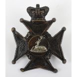 Victorian Hertfordshire Rifle Volunteers Headdress Badge