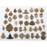 40x British Regimental Cap Badges