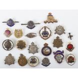 Grouping of Military Sweetheart Brooches