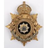 * Post 1902 East Surrey Regiment Officers Home Service Pattern Helmet Plate