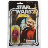 Palitoy Star Wars Snaggletooth Vintage Original Carded Figure