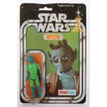 Palitoy Star Wars Greedo Vintage Original Carded Figure