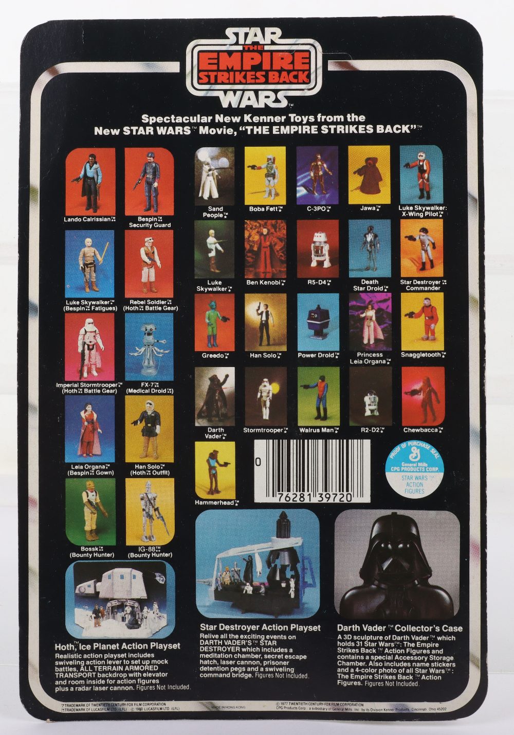 Kenner Star Wars ‘The Empire Strikes Back’ Leia Organa (Bespin Gown) Vintage Original Carded Figure - Image 2 of 7