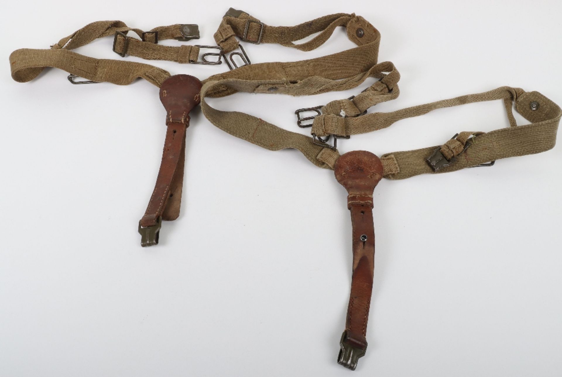2x Pairs of Afrikakorps (D.A.K) Style Equipment “Y” Straps - Image 4 of 6