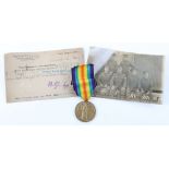 WW1 Allied Victory Medal Kings Royal Rifle Corps