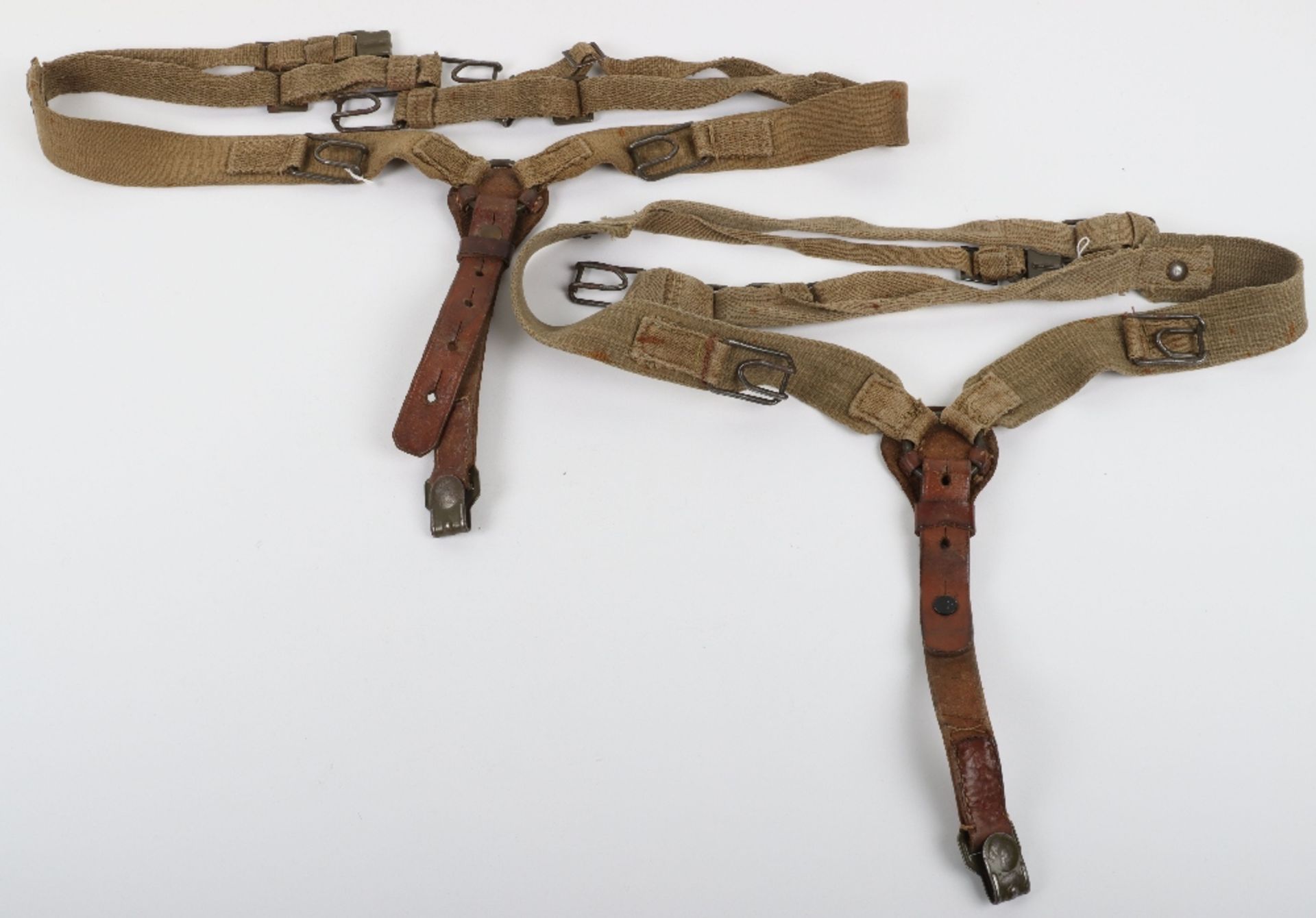 2x Pairs of Afrikakorps (D.A.K) Style Equipment “Y” Straps