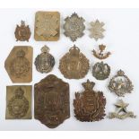 * Selection of British Regimental Badges