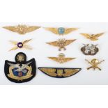 Grouping of Foreign Nationality Airforce Badges and Insignia